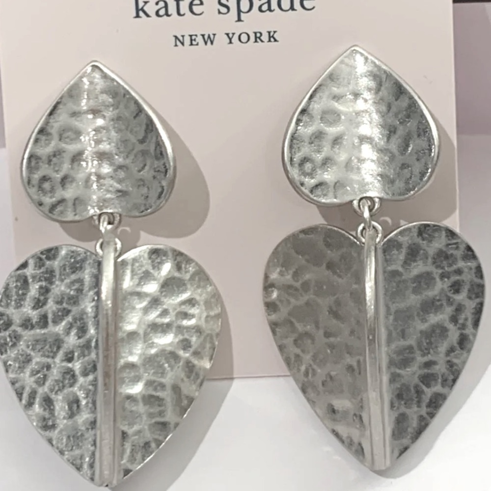 New Kate Spade metal petal drop earrings - Picture 8 of 14